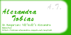alexandra tobias business card